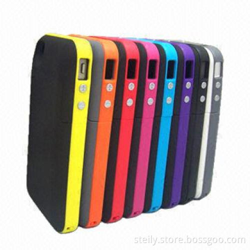 Portable Battery Case for iPhone 4/4S, with 2,000mAh Capacity, Measures129 x 63.8 x 17.3mm